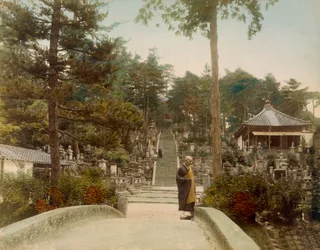 Kurodani-Gräber, Kyoto, 1890er Jahre